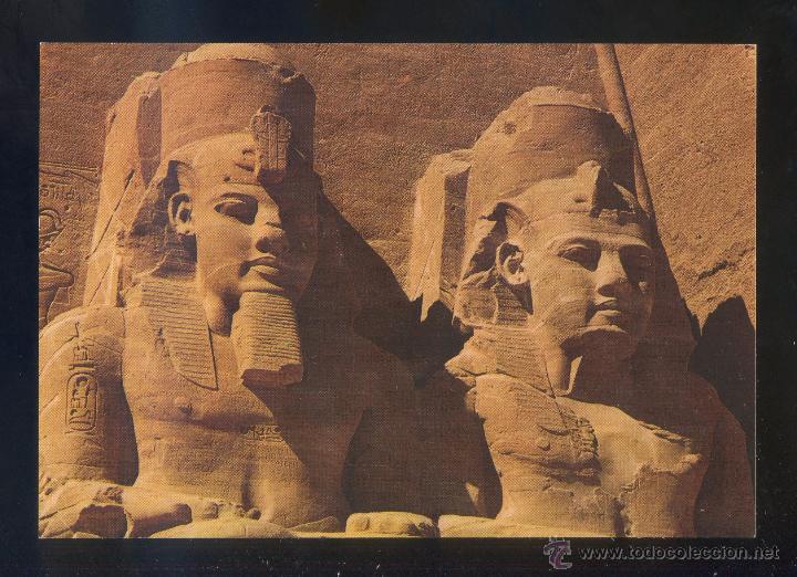 Postkarten: Egipto. Abu Simbel. *Rock Temple of Ramses II...* Sin datos editor. Nueva.