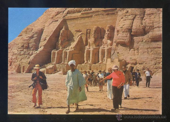 Postais: Egipto. Abu Simbel. *Rock Temple of Ramses II...* Sin datos editor. Nueva.
