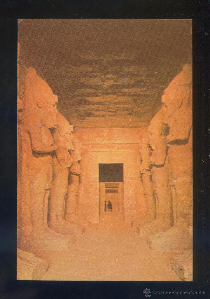 Postais: Egipto. Abu Simbel. *The Great Osiris Pillar Hall* Ed. Lehnert & Landrock. Nueva.