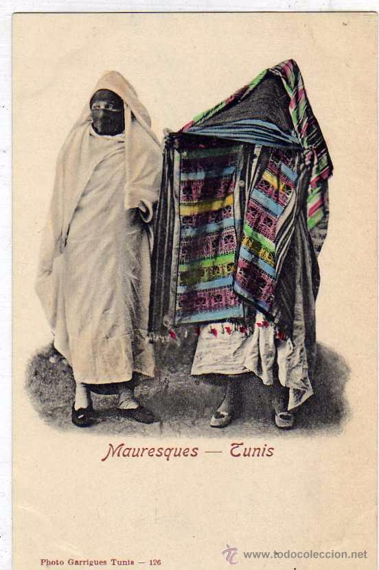 Cartoline: Tunez. Photo Garrigues. 126 Moriscos. Tunez.