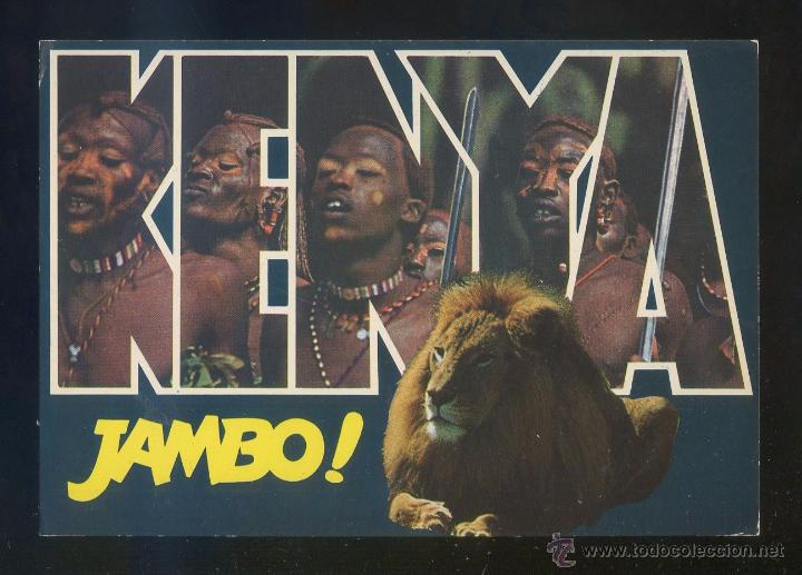 Postkarten: Kenia. *Jambo* Ed. Kenya Stationers n&ordm; 062. Circulada 1979.