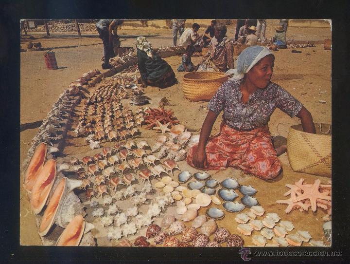 Cartoline: Madagascar. Tulear. *Marchandes de Coquillages* Ed. Opticam n&ordm; 116. Circulada 1997.