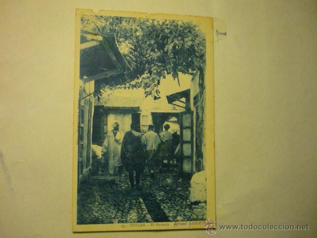 Postkarten: postal tetuan -el harrasin --escrita ..bb