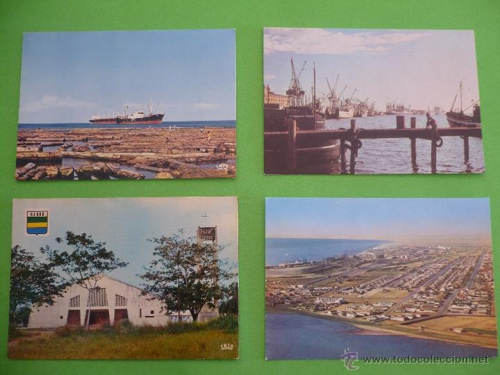Postais: LOTE DE POSTALES DE GAB&Oacute;N Y WALVIS BAY ANTIGUAS