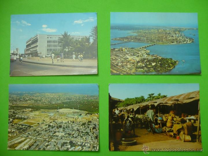 Postais: LOTE DE POSTALES DE LAGOS ( NIGERIA ) ANTIGUAS