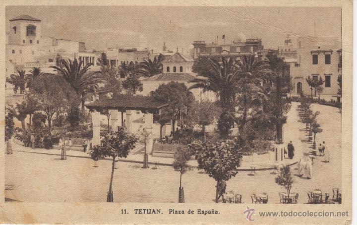 Postales: postal n&ordm; 11 tetuan plaza de espa&ntilde;a