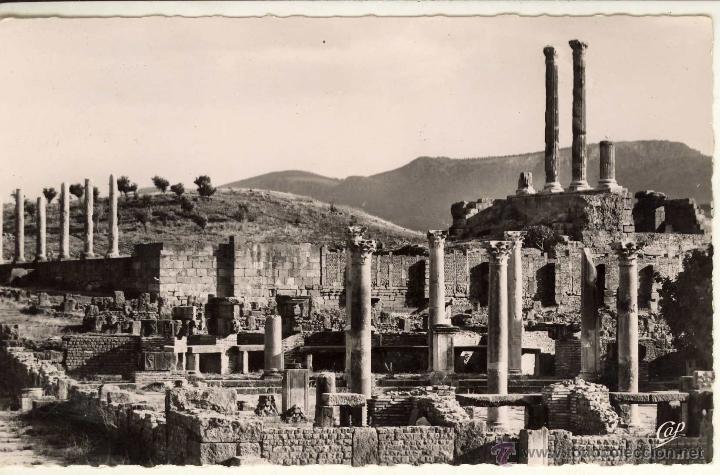 Postales: MAGNIFICA POSTAL  TIMGAD RUINAS ROMANAS