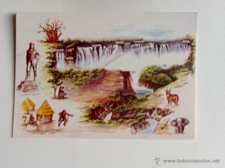 Postales: POSTAL SIN CIRCULAR. CATARATAS VICTORIA. ENVIO INCLUIDO EN EL PRECIO.