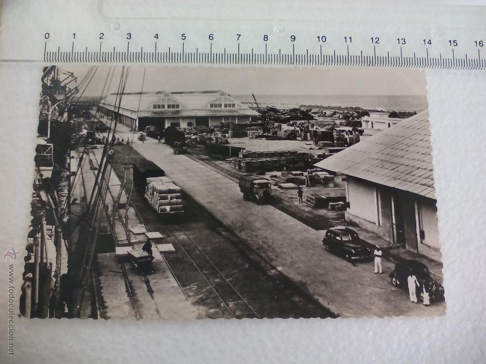 Cartes Postales: Tarjeta postal 127 Pointe-Noire Moyen-Gongo. Le port. El puerto. Republica del Congo Post Card