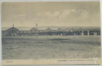 Cartes Postales: POSTAL DE MARRUECOS. ALCAZAR. CAMPAMENTO. MISA DE LA PATRONA DE ARTILLERIA N&ordm; 23  P-AFyMA-590