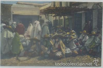 Cartes Postales: POSTAL DE MARRUECOS. TETUAN. VENDEDORAS MORAS   P-AFyMA-605