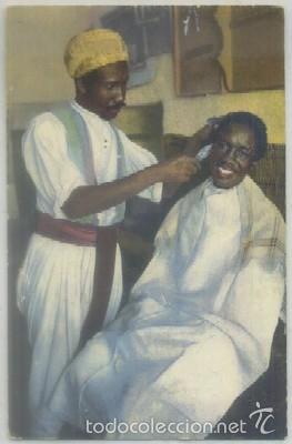 Cartes Postales: POSTAL DE MARRUECOS. TANGER. PELUQUERO   P-AFyMA-619
