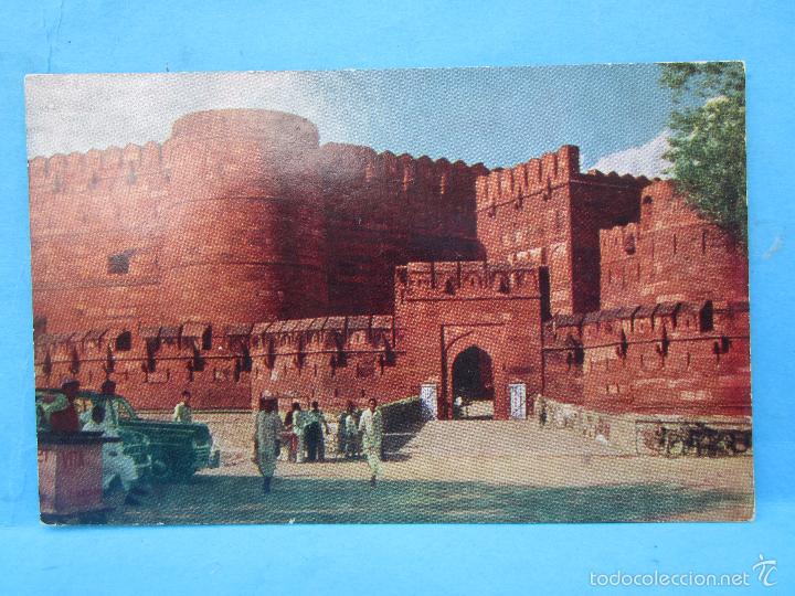Cartes Postales: postal  amar singh gate  - agra fort 1566 , fuerte agra , marruecos