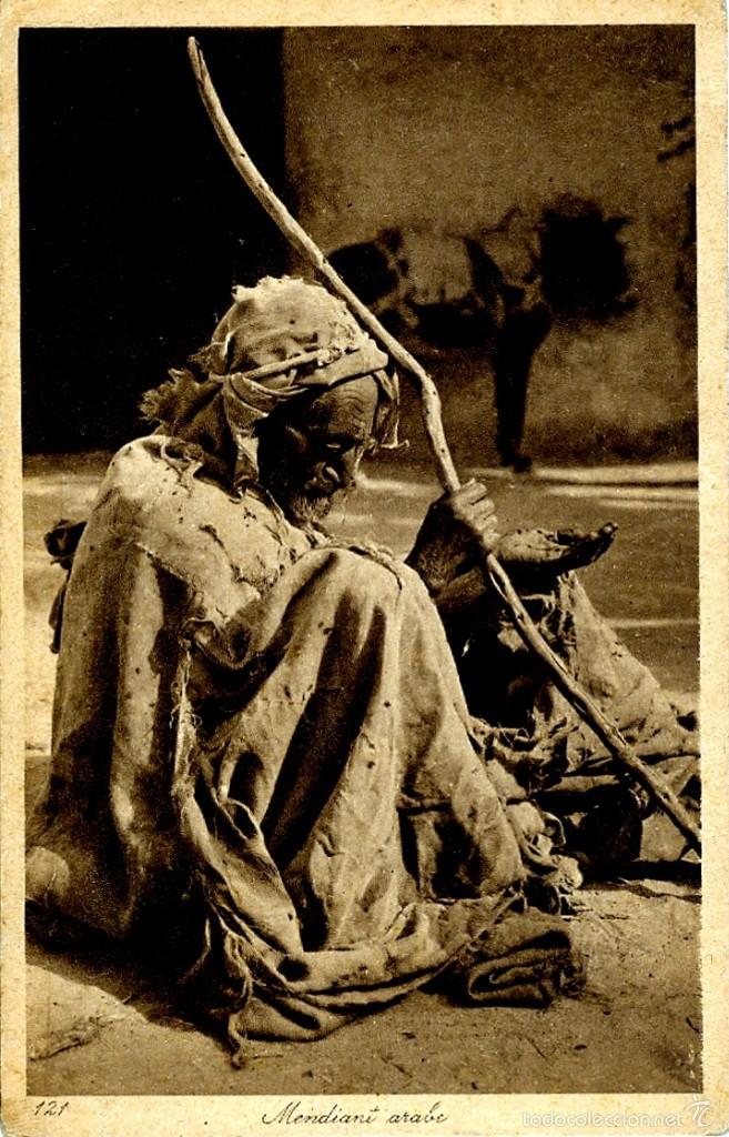 Cartes Postales: MENDICANT / MENDIGO ARABE POSTAL NO CIRCULADA LEMNERT&LANDDROK 1920 09X14CM