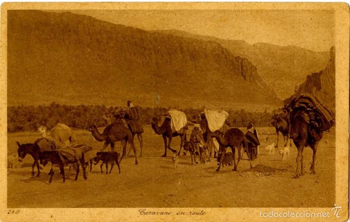 Cartes Postales: CARAVANE EN ROUTE / CARAVANA EN RUTA POSTAL NO CIRCULADA LEMNERT&LANDDROK 1920 09X14CM