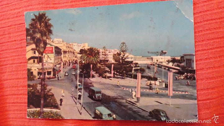 Postcards: ANTIGUA POSTAL.AVENIDA DE ESPA&Ntilde;A.TANGER.ROSETTE.A&Ntilde;OS 50