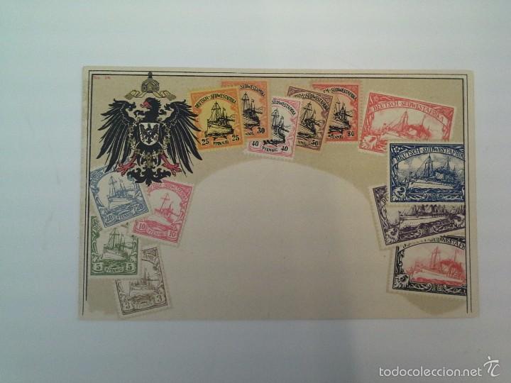 Postkarten: POSTAL TEMA FILAT&Eacute;LICO SELLOS DE &Aacute;FRICA ORIENTAL. N&ordm; 17.