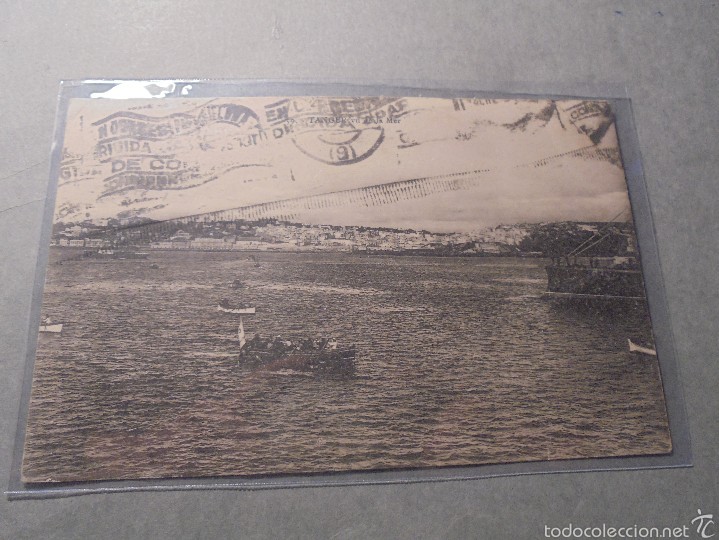 Postkarten: 59 TANGER - VU DE LA MER - POSTAL CIRCULADA - 14X9 CM. 1923