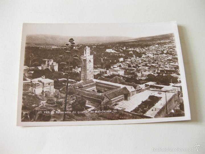 Postales: POSTAL DE FEZ - PANORMA DU QUARTIER DE BAB GUISSA LL - Foto 1