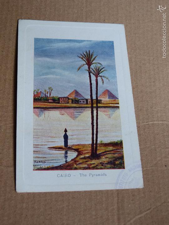 Postales: CAIRO:LAS PIR&Aacute;MIDES (PRINCIPIOS DEL SIGLO XX, CIRCA 1912)