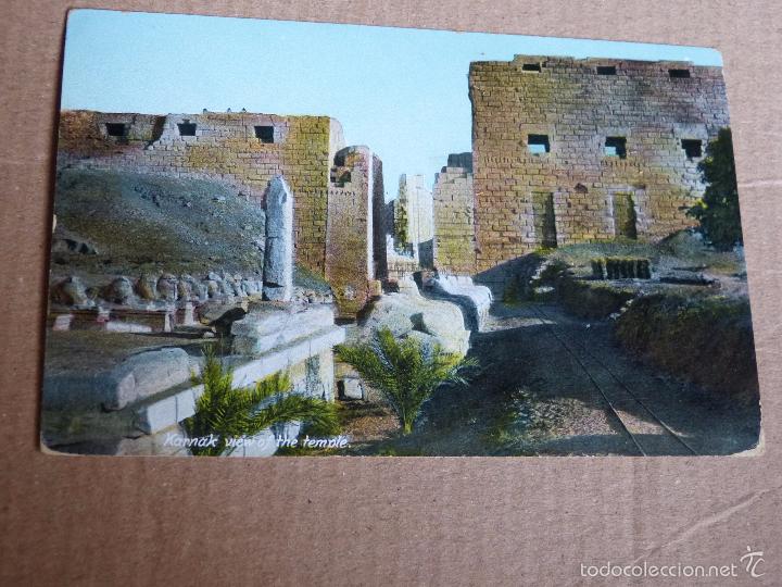 Postales: KARNAK, VISTA DEL TEMPLO  (PRINCIPIOS DEL SIGLO XX, CIRCA 1912)