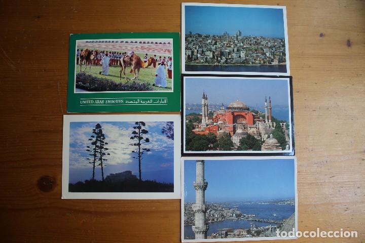 Postcards: LOTE 5 POSTALES  3 DE TURKIA, 1 GRECIA Y EMIRATOS ARABES