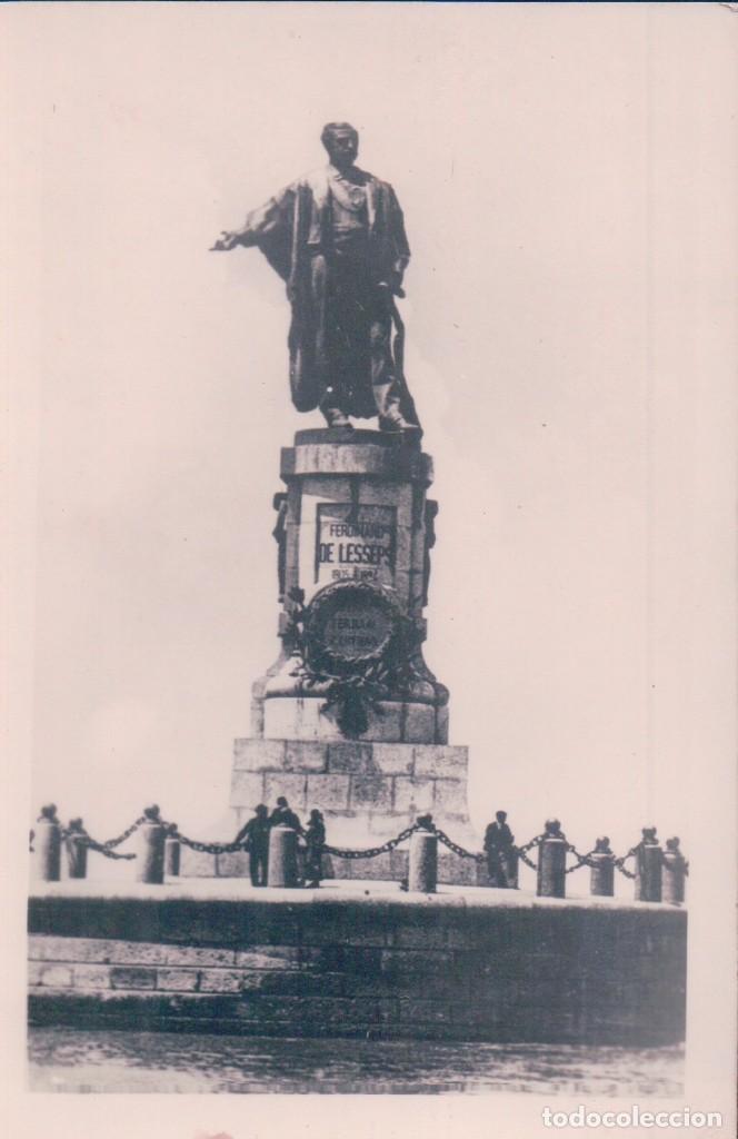 Postcards: PORT SAID Statue of Lesseps