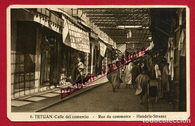 Cartoline: POSTAL TETUAN, MARRUECOS, CALLE DEL COMERCIO, P84662