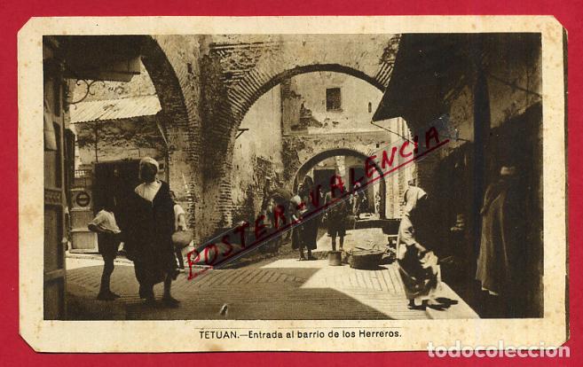 Cartoline: POSTAL TETUAN, MARRUECOS, ENTRADA AL BARRIO DE LOS HERREROS, P84674