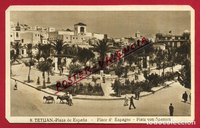 Cartoline: POSTAL TETUAN, MARRUECOS, PLAZA DE ESPA&Ntilde;A, P84675