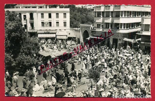 Cartoline: POSTAL TANGER, MARRUECOS, PLACE DU GRAND SOCCO, P84691