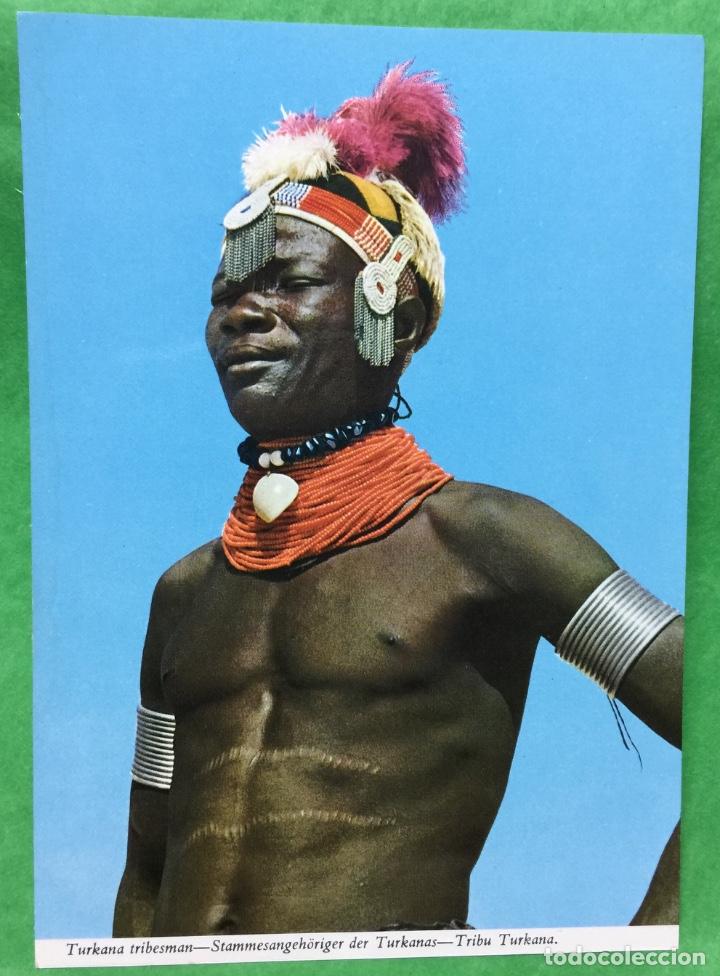 Postcards: Postal etnica - Kenia - La tribu Turkana - A&ntilde;os 70