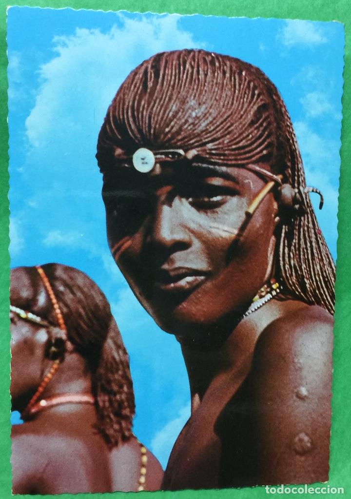 Postales: Postal etnica - Kenia - Samburu - A&ntilde;os 70