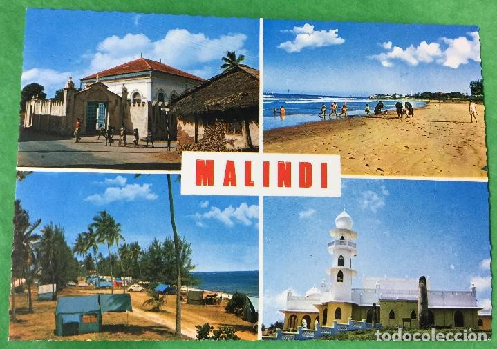 Postales: Postal con escenas de Malindi - Kenia - A&ntilde;os 70