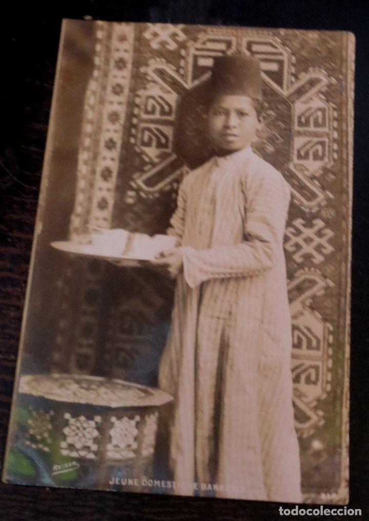Postales: POSTAL FOT&Oacute;GRAFICA JEUNE DOMESTIQUE BARBARIN REISER