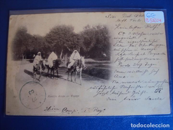 Postais: (PS-51204)POSTAL DE FAMILIE ARABE EN VOYAGE