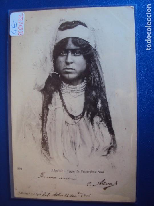 Postcards: (PS-51222)POSTAL DE ALGERIE-TYPE DE L&uml;EXTREME SUD