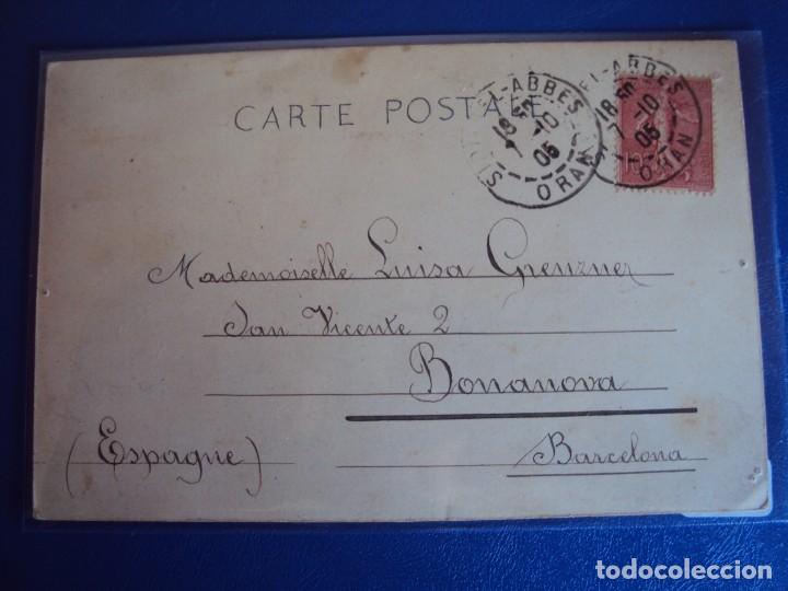 Postales: (PS-51164)POSTAL CON DIBUJO ORIGINAL DE SIDI-BEL-ABBES - Foto 2