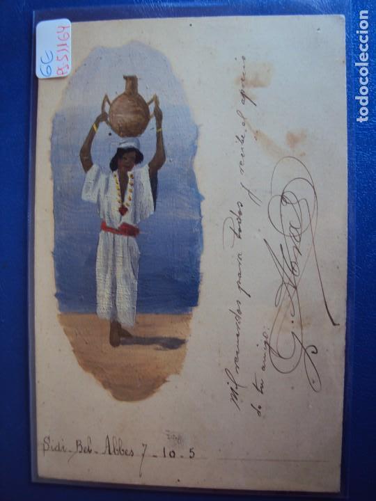 Postales: (PS-51164)POSTAL CON DIBUJO ORIGINAL DE SIDI-BEL-ABBES - Foto 1