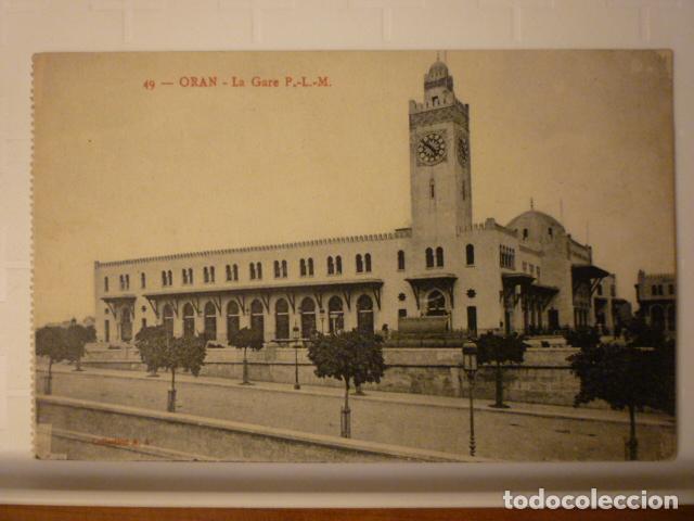 Postais: POSTAL ORAN. LA GARE P.L.M.