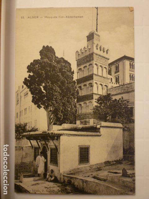 Postais: POSTAL ARGELIA. MEZQUITA SIDI-ABDERHAMAN. COLECCION IDEALE, P.S.