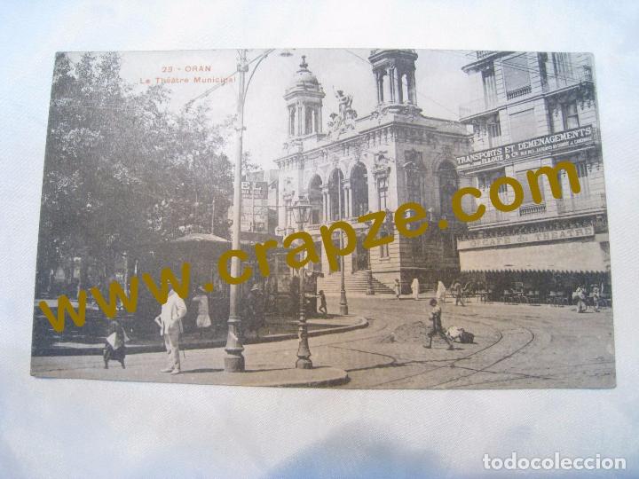 Postais: ARGELIA - ORAN: TEATRO MUNICIPAL - POSTAL ORIGINAL