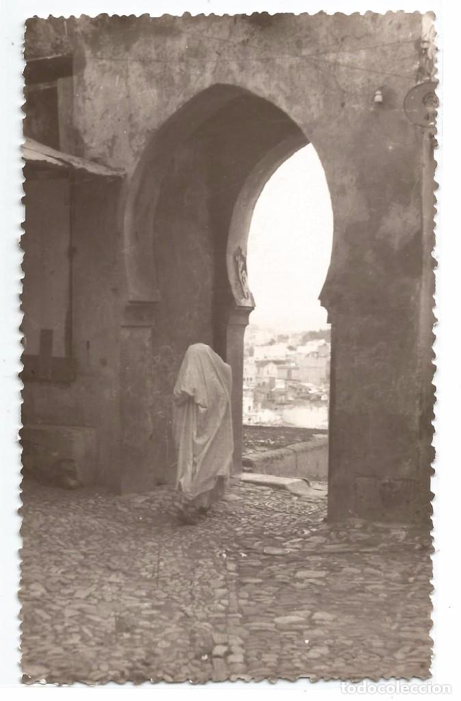 Cartoline: TANGER .- PORTE KASBAH .- POSTAL FOTOGRAFICA