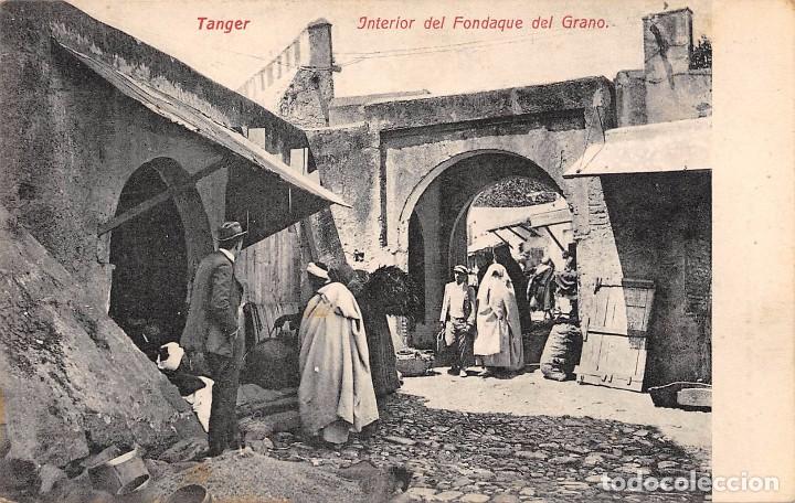 Postais: TANGER.- INTERIOR DEL FONDAQUE DEL GRANO