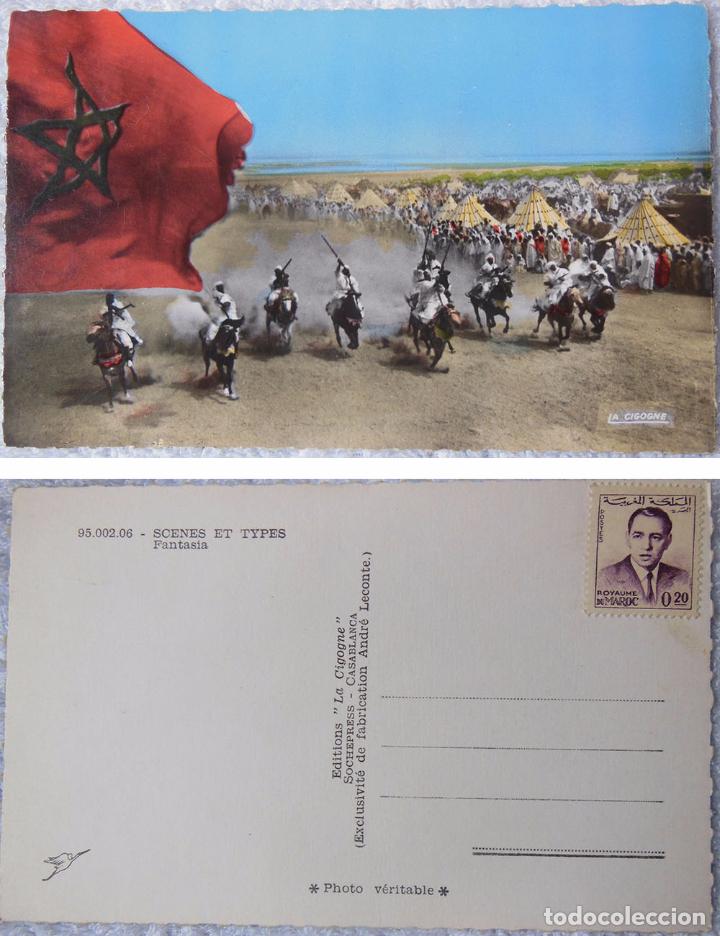 Postais: Antigua Postal Fotogr&aacute;fica : SCENES ET TYPES. Fantasia. Ed La Cigogne