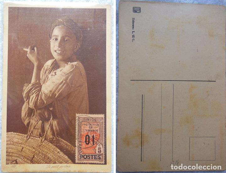 Postais: Antigua Postal : LE PETIT PORTEUR. Tunez. Ed L&L, N&ordm; 188