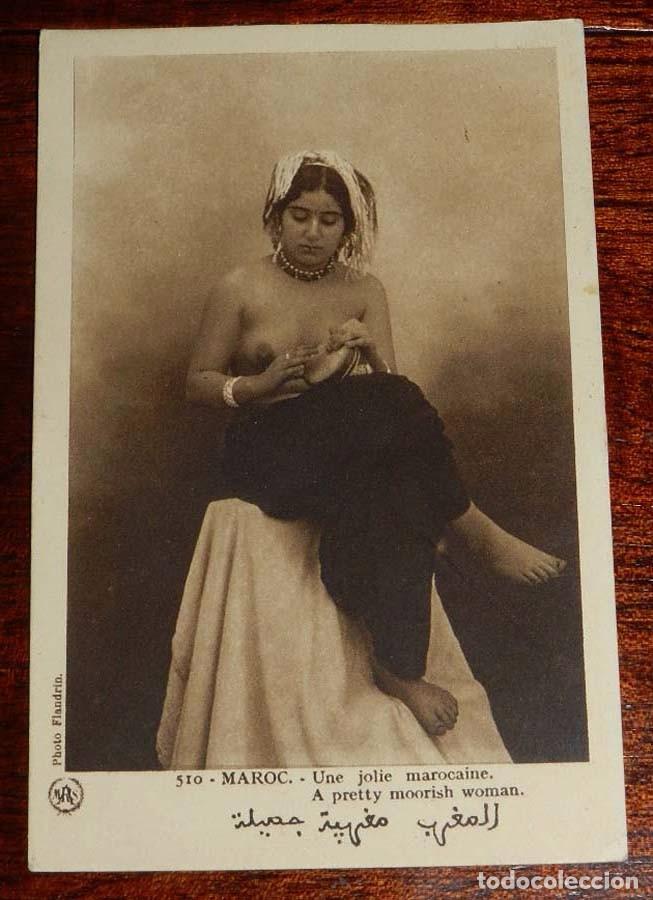 Postkarten: POSTAL DE MARRUECOS, MAROC, UNE JOLIE MAROCAINE, PHOTO FLANDRIN, 510, NO CIRCULADA.