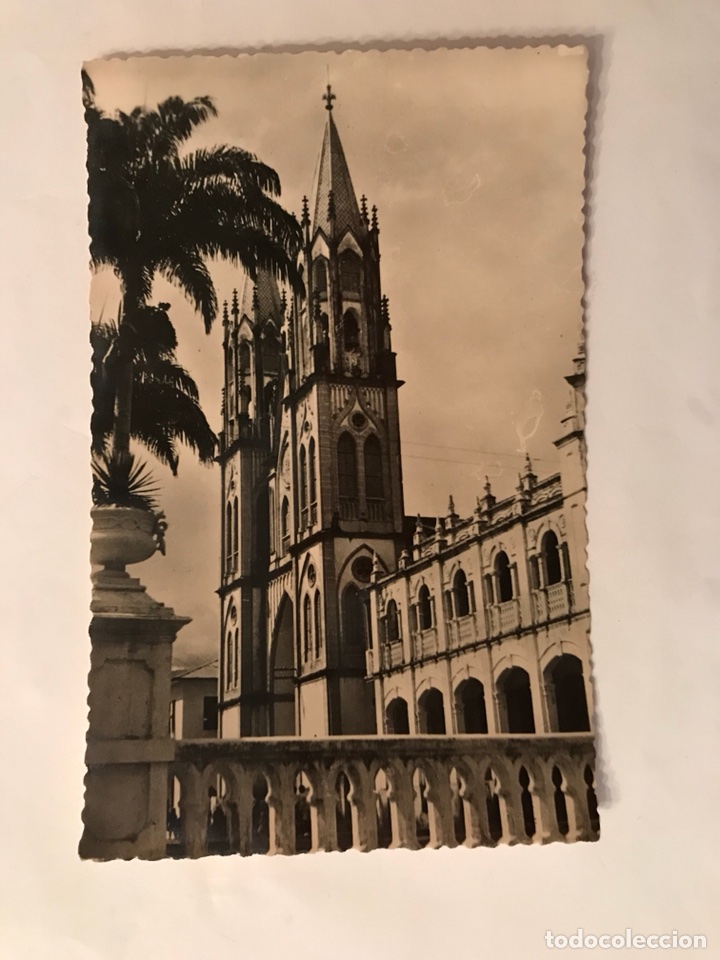 Cartoline: MALABO (Guinea Ecuatorial) Postal No.17 &ldquo;Catedral de Santa Isabel&rdquo; (h.1950?)