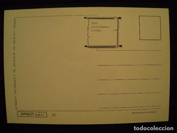 Postales: POSTAL MARRAKECH - LA MENARA. - Foto 3
