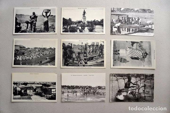 Cartes Postales: lote de 9 antiguas postales afrique occidentale - africa occidental